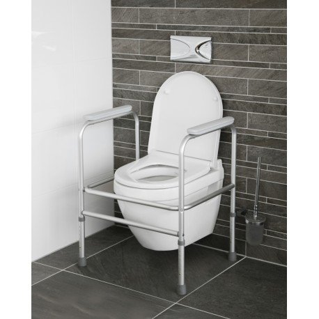 jukbeen Grafiek gemakkelijk Toiletbeugel of toiletsteun plaatsen zonder te boren in de muur - Totale  zorgwinkel